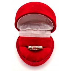 Złoty pierścionek z Cyrkoniami PR.585 W:2,10gr R.15 InterSKLEP