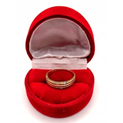 Złoty pierścionek z Cyrkoniami PR.585 W:2,10gr R.15 InterSKLEP