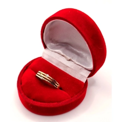 Złoty pierścionek z Cyrkoniami PR.585 W:2,10gr R.15 InterSKLEP