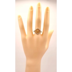 Złoty pierścionek z Cyrkoniami PR.585 W:2,53gr R.20 InterSKLEP