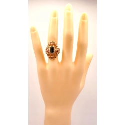 Złoty pierścionek z Turmalinem PR.585 W:6,19gr R.10 InterSKLEP