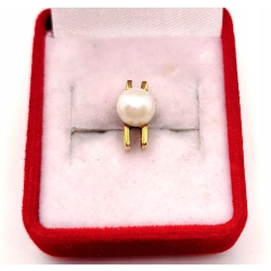 Złota zawieszka z Perłą PR.585 W:1,17gr InterSKLEP