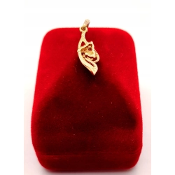 Złota zawieszka z Cyrkoniami PR.585 W:0,91gr InterSKLEP