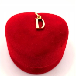 Złota zawieszka Litera D PR.585 W:0,80gr InterSKLEP