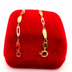 Złota bransoletka Blaszki PR.585 W:1,05gr Dł.20,5cm InterSKLEP