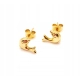 Złote kolczyki Delfiny sztyft PR.585 W:1,07gr InterSKLEP