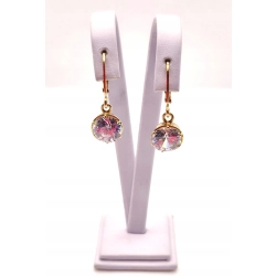 Złote kolczyki z Cyrkonią wiszące PR.585 W:6,21gr InterSKLEP