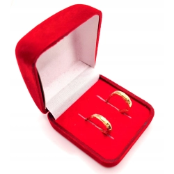 Złote kolczyki zdobione wiszące PR.375 W:1,12gr InterSKLEP