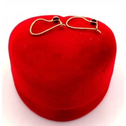 Złote kolczyki mini kulki PR.585 W:0,46gr InterSKLEP