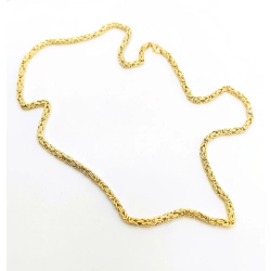 Złoty łańcuszek Królewski Szer.4mm Pr.585 W:10,40gr Dł:57cm