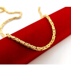 Złoty łańcuszek Królewski Szer.4mm Pr.585 W:10,40gr Dł:57cm