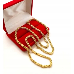 Złoty łańcuszek Królewski Szer.4mm Pr.585 W:10,40gr Dł:57cm