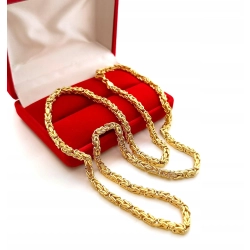 Złoty łańcuszek Królewski Szer.4mm Pr.585 W:10,40gr Dł:57cm