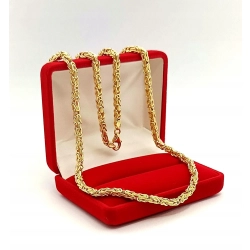 Złoty łańcuszek Królewski Szer.4mm Pr.585 W:10,40gr Dł:57cm