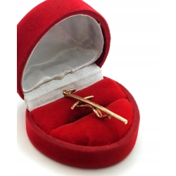 Złota zawieszka Krzyż papieski Pr.585 W:1,96gr Dł:4cm