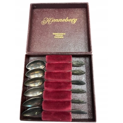 Bracia Henneberg platerowane łyżki 6 sztuk WFP