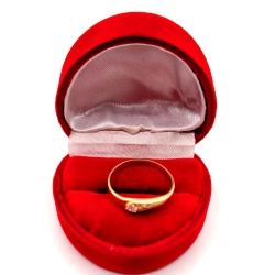 Złoty pierścionek z Cyrkoniami PR.585 W:1,73gr R.16 InterSKLEP