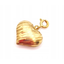 Złota zawieszka charms Serce PR.333 W:0,95gr InterSKLEP