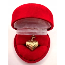 Złota zawieszka charms Serce PR.333 W:0,95gr InterSKLEP