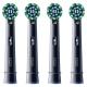 Końcówki do szczoteczki Oral-B Cross Action Black czarne EB50 - 4 sztuki