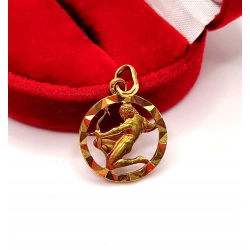 Złota zawieszka znak zodiaku Strzelec PR.585 W:1,94gr InterSKLEP