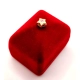 Złota zawieszka charms z cyrkonią Gwiazdka PR.585 W:0,95gr InterSKLEP