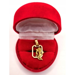 Złota zawieszka znak zodiaku Wodnik PR.585 W:1,60gr InterSKLEP