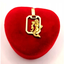 Złota zawieszka znak zodiaku Wodnik PR.585 W:1,60gr InterSKLEP
