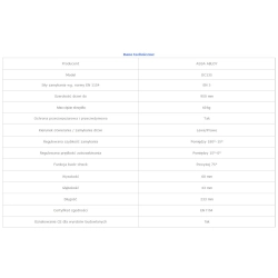 Samozamykacz Assa Abloy drzwi do 95 cm maksymalna waga 60 kg czarny