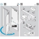 Samozamykacz Assa Abloy drzwi do 95 cm maksymalna waga 60 kg czarny
