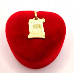 Złota zawieszka znak zodiaku Baran PR.585 W:0,71gr InterSKLEP
