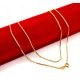 Złoty łańcuszek Kostka PR.750 W:5,55gr Dł.51cm InterSKLEP