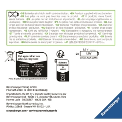 Zabawka konstrukcyjna Ravensburger wielokolorowa plastikowa 8 lat +