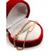 Złota bransoletka z Blaszką krótka PR.583 W:3,19gr Dł.15,5cm InterSKLEP