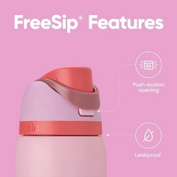 Owala FreeSip izolowana butelka ze słomką 710 ml stal nierdzewna róż OPIS