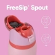 Owala FreeSip izolowana butelka ze słomką 710 ml stal nierdzewna róż OPIS