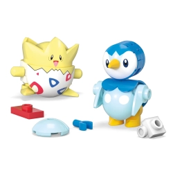 Mega Pokemon Pokeball Togepi i Piplup Zestaw Klocków JCT44