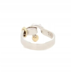 PIERŚCIONEK TIFFANY & CO. STERLING SILVER & 18K GOLD HOOK & LOOP R.12