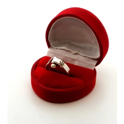 PIERŚCIONEK TIFFANY & CO. STERLING SILVER & 18K GOLD HOOK & LOOP R.12