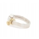 PIERŚCIONEK TIFFANY & CO. STERLING SILVER & 18K GOLD HOOK & LOOP R.12
