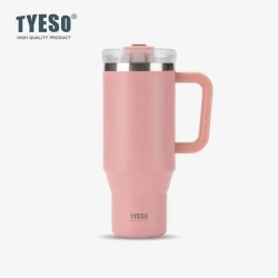 Tyeso1200ML butelka kubek samochodowy ze stali nierdzewnej róż