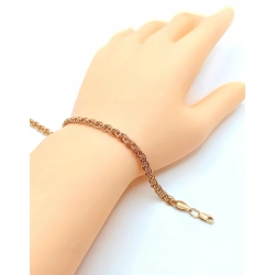 Złota bransoletka Monaliza Szer.5mm Pr.585 W:2,95gr Dł:20cm