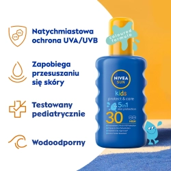 Krem na słońce Nivea Sun kids protect & care 30 SPF 200 ml 200 g
