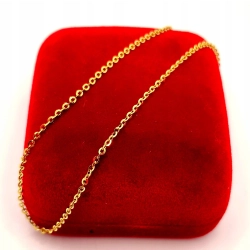Złoty łańcuszek Ankier PR.333 W:1,27gr Dł.42,5cm InterSKLEP