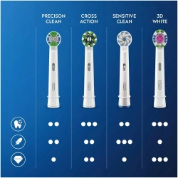 Oral-B Pro 3D White końcówki do szczoteczek elektrycznych 4 sztuki oryginał