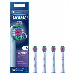 Oral-B Pro 3D White końcówki do szczoteczek elektrycznych 4 sztuki oryginał