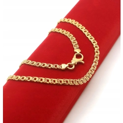 Złoty łańcuszek Garibaldi szer.4mm Pr.585 W:13,99gr Dł:50,5cm