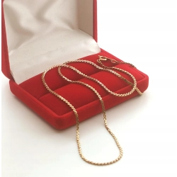 Złoty łańcuszek warkocz Pr.375 W:3,76fe Dł:45,5cm
