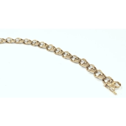 Złota bransoletka 585 garibaldi 10,59g