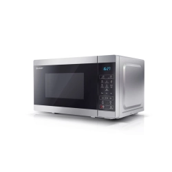 Kuchenka mikrofalowa SHARP YC-MS02E-S 800W 25.5 cm 20L Srebrny